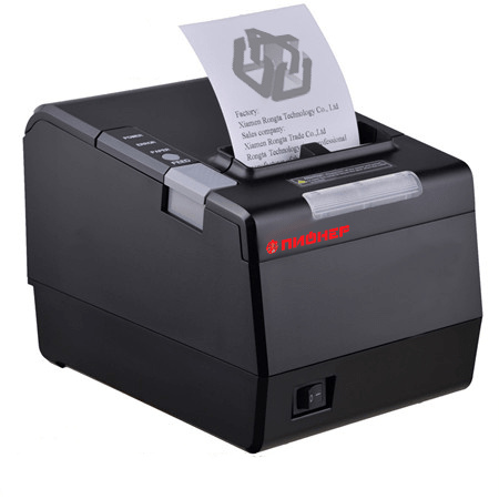 Принтер чековый Rongta RP850USE (USB+LAN+RS232) Black